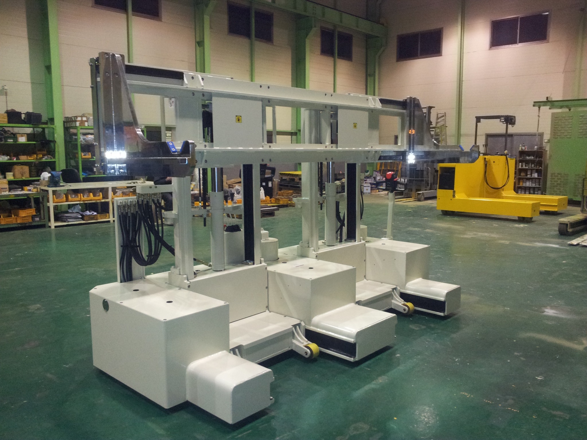 투마스트 롤 이송장비